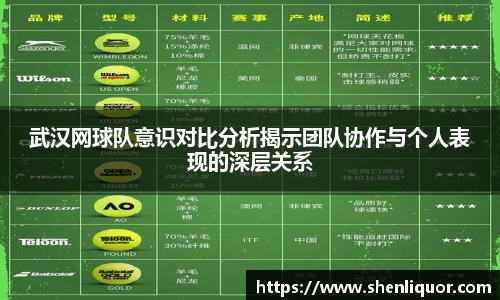 武汉网球队意识对比分析揭示团队协作与个人表现的深层关系